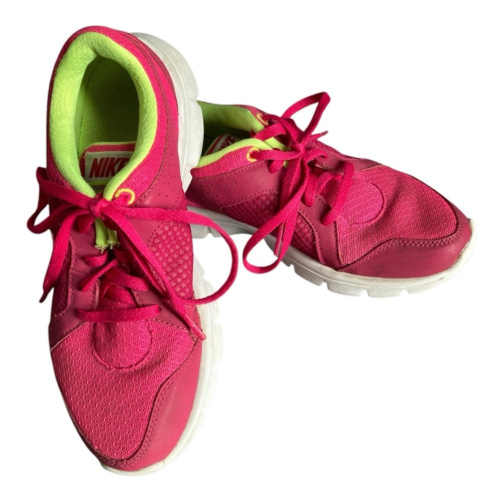 Nike Flex Experience RN2 Pink and Green Sneakers